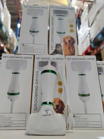 Cepillo Secador Para Mascotas 🐶2 En 1🐱