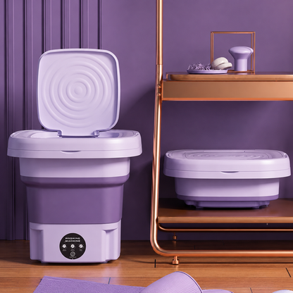 🧺 LavaFácil Compacta – Mini Lavadora Portátil
