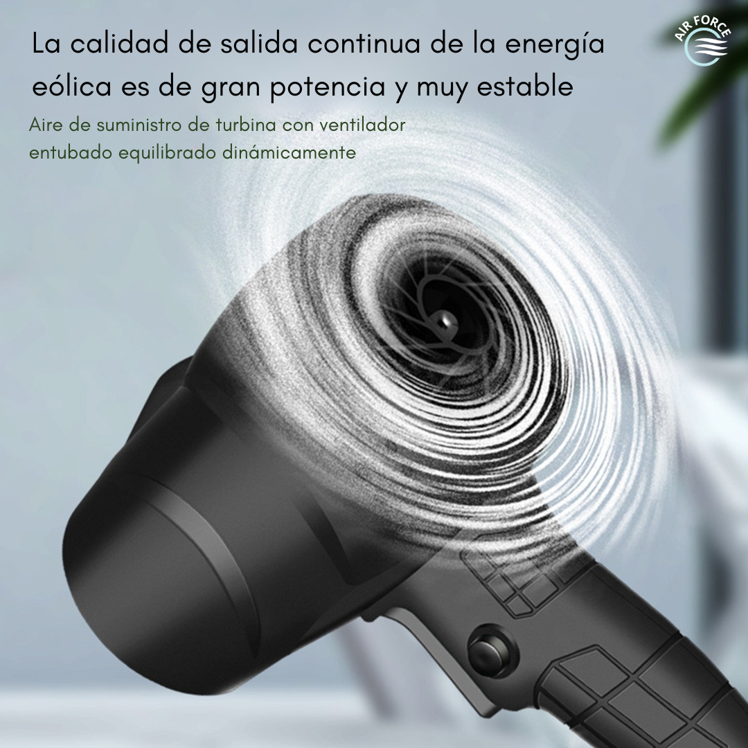 TurboSopla™ – Soprador Portátil para Limpeza Rápida + Batería EXTRA GRATIS
